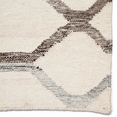 AT17 Anatolia Laveer Ivory/Light Gray Undyed Wool Rugs