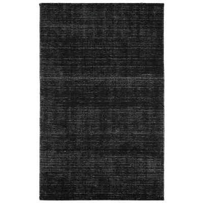 BRV11 Brevin Black Rug