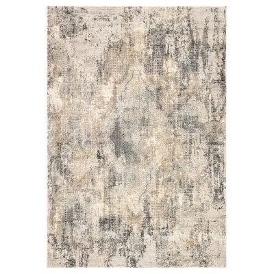 CIQ34 Cirque Ramsey Gray/Gold Rugs