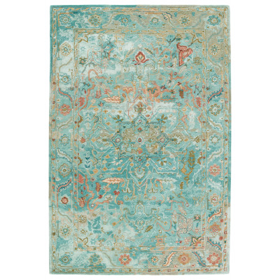 CIT13 Citrine Cristobol Turquoise/Pink Rugs