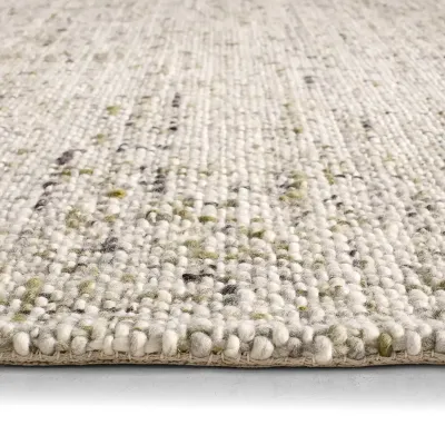 CMB08 Cambridge Green White Rug