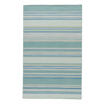 COH07 Coastal Shores Kiawah Harbor Gray/Dusty Turquoise  2'6" x 8' Runner