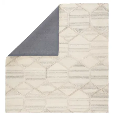 CT105 City Cleveland Cream/Gray Undyed Wool Rugs