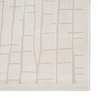 FB159 Fables Palmer White/Cream Rug