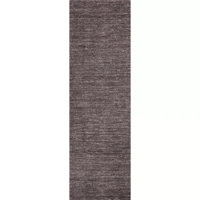 EL02 Elements Charcoal Gray/Charcoal Gray Undyed Wool Rug