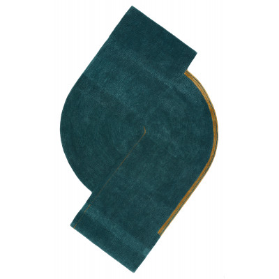 ICO03 Iconic Zephyr Teal/Gold Rugs