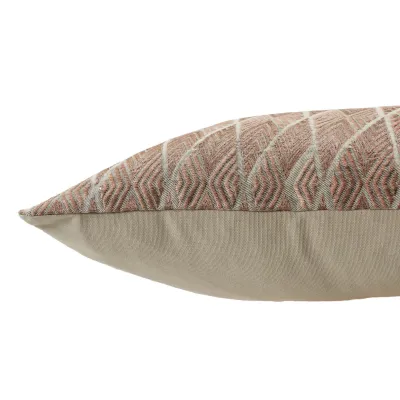 Jaipur Living Milton Bronze/ Gray Geometric Down Lumbar Pillow 16X24