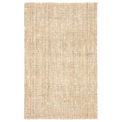 NAL02 Naturals Lucia Mayen White/Tan Rugs