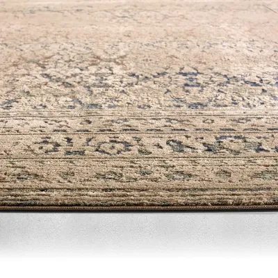 PSE06 Patterned Silence Blue Gray Rug