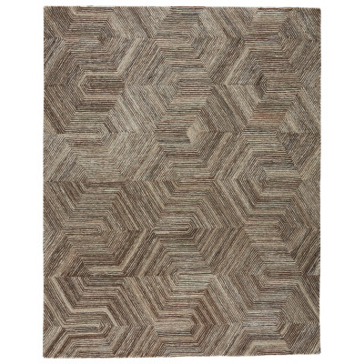 PVH05 Pathways by Verde Home Rome Brown/Light Gray Rugs