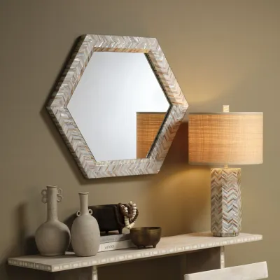 Lucille Mother of Pearl Table Lamp