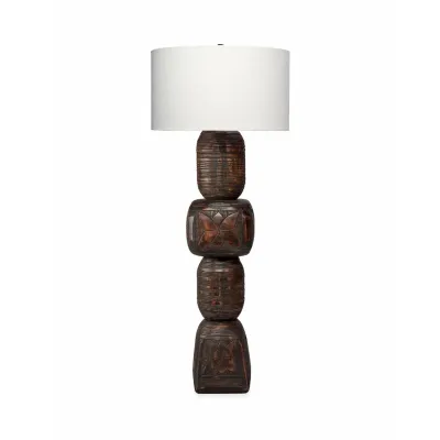 Totem Floor Lamp - Dark Brown