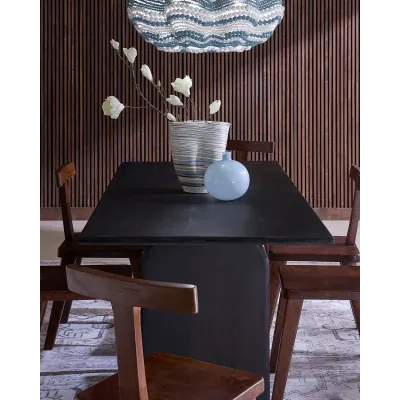 Arc Black Dining Table