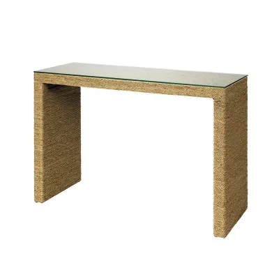 Captain Seagrass Console Table