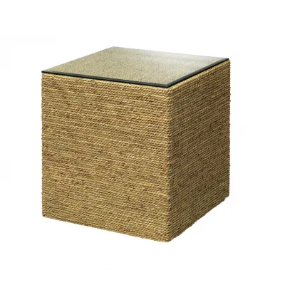 Captain Seagrass Square Side Table