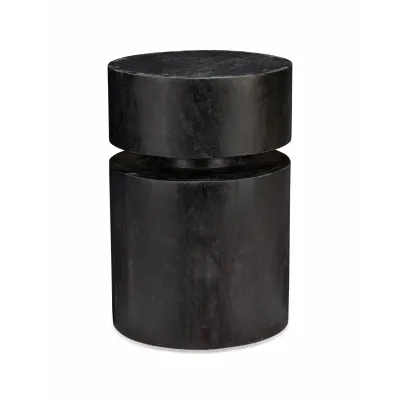 Dylan Charcoal Round Side Table