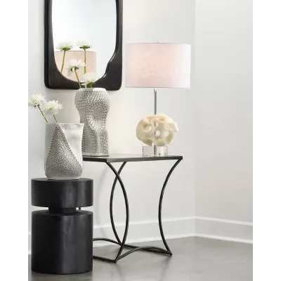 Dylan Charcoal Round Side Table