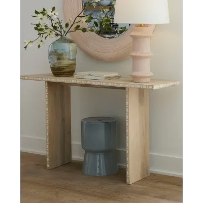 Huntington Blue Garden Stool