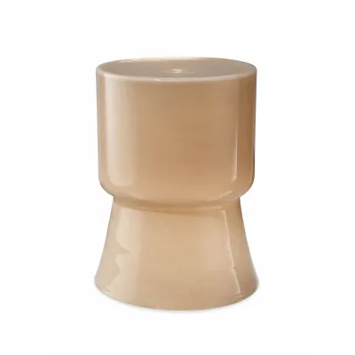 Huntington Taupe Garden Stool