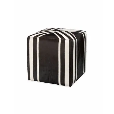 Nantucket Criss Cross Hide Ottoman