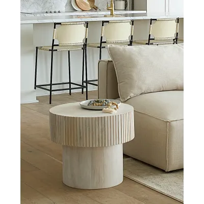Notch Round Side Table