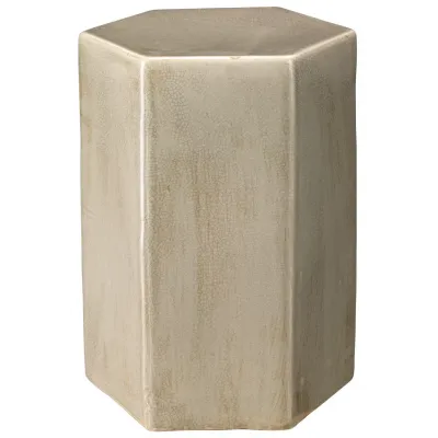 Porto Ceramic Indoor/Outdoor Side Table-Small, Pistachio