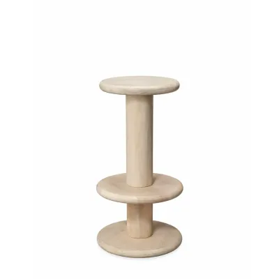 Rye White Bleached Barstool