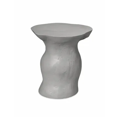 Sculpt Cement Rustic Side Table