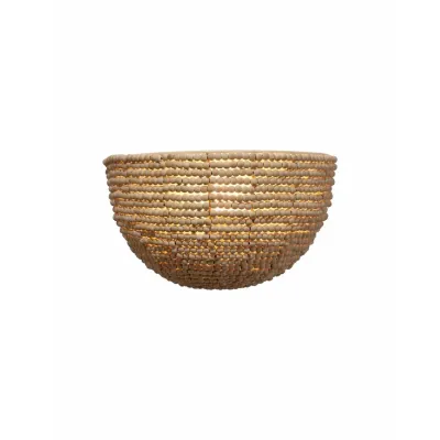Barnacle Beaded Demi Lune Sconce