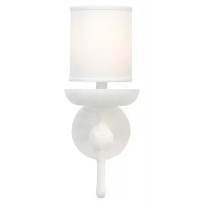 Concord Wall Sconce White Plaster