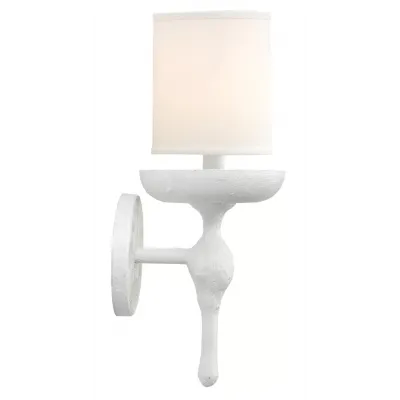 Concord Wall Sconce White Plaster