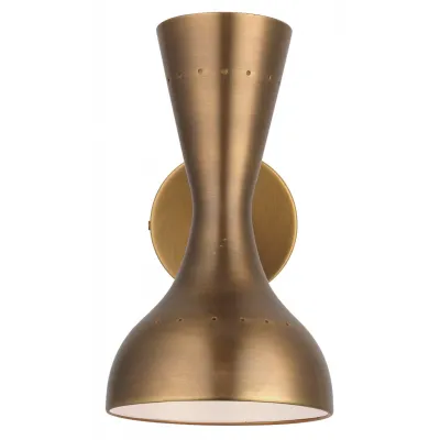 Pisa Wall Sconce, Antique Brass Metal