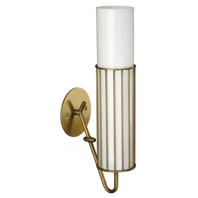 Torino Wall Sconce, Antique Brass