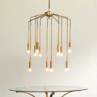 Cascade 12-Light Metal Chandelier