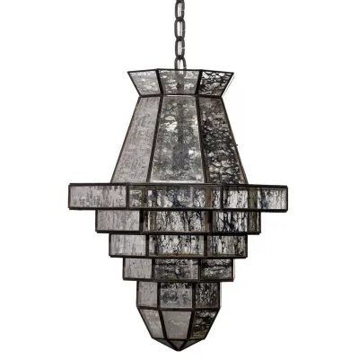 Imperial 1-Light Glass and Metal Pendant