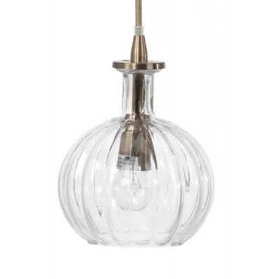 Sophia Carafe 1-Light Glass Pendant