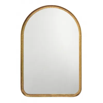 Arch Iron Mirror, Gold