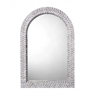 Beverly Mother of Pearl Arch Wall Mirror