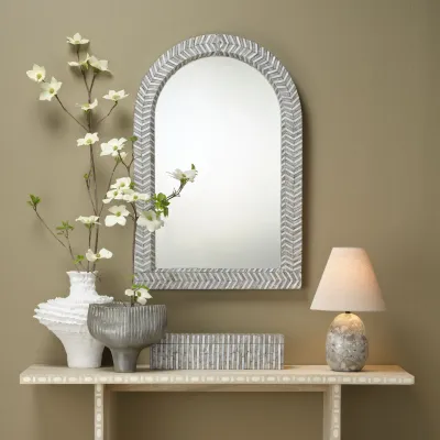 Beverly Mother of Pearl Arch Wall Mirror