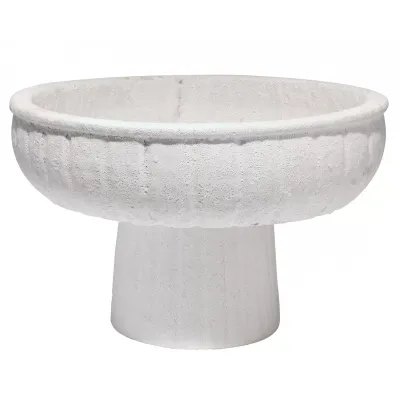 Aegean Ceramic Pedestal Bowl, Large