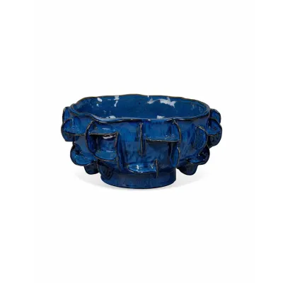 Helios Ceramic Bowl, Blue