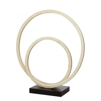 Helix Double Ring Sculpture