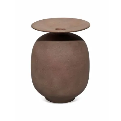 Highland Decorative Ceramic Vase, Brown