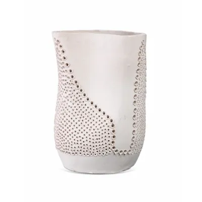 Moonrise Decorative Vase, White