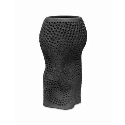 Night Sky Decorative Vase, Black