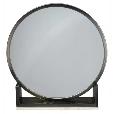 Odyssey Decorative Mirror, Antique Black