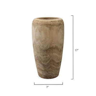 Ojai Wooden Vase