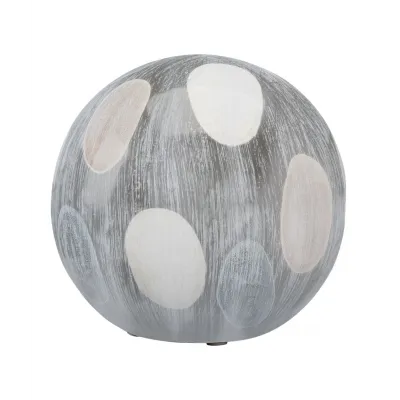 Painted Ceramic Sphere, Large