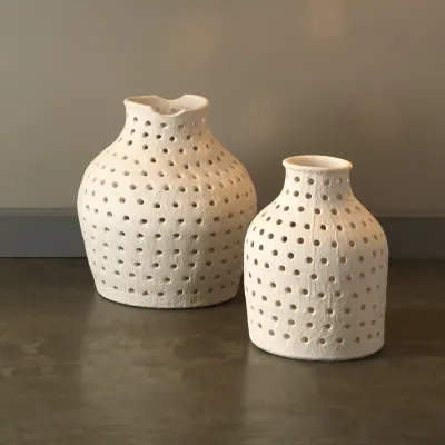 Porous Ceramic Vase, Large