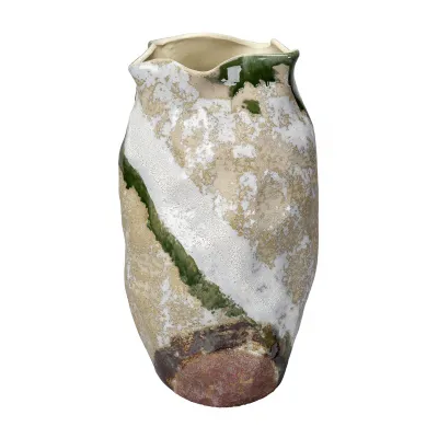 Sandcastle Ceramic Decorative Vase, Large